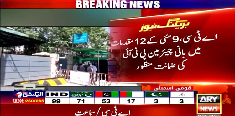 PTI founder, Shah Mehmood get bail in May 9 case