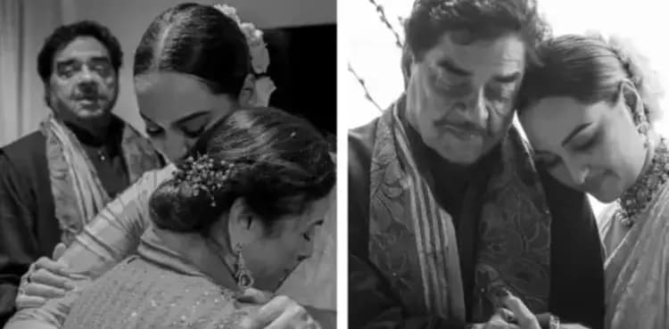 Sonakshi Sinha shares unseen photos with parents from wedding