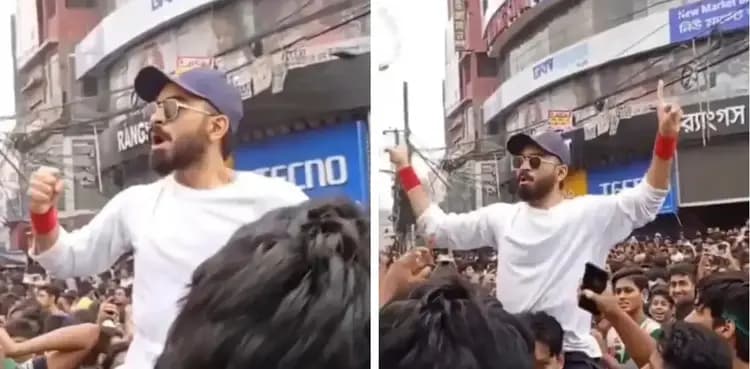 WATCH: Virat Kohli's lookalike spotted in Bangladesh protests