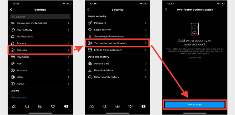 Here is how to enable two-factor authentication on Instagram account