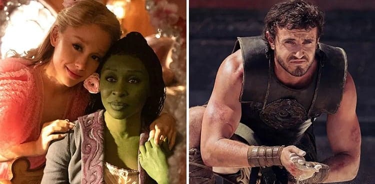 'Wicked', 'Gladiator II' kick off strong in box-office battle