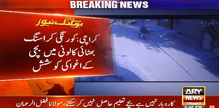 WATCH: Brave mother-daughter duo foil kidnapping attempt in Karachi