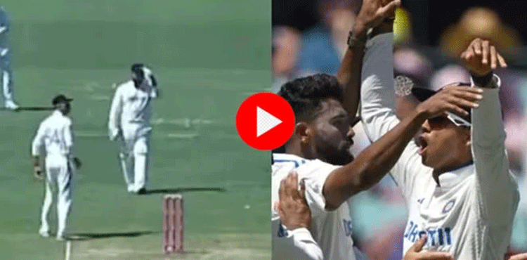 Jaiswal sledges Sam Konstas in Hindi - Watch