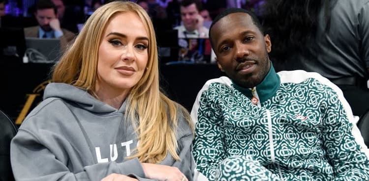 Adele flaunts her engagement ring on a rare outing with Rich Paul