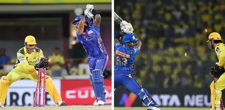 WATCH: MS Dhoni’s lightning-quick stumping ends SKY’s inning