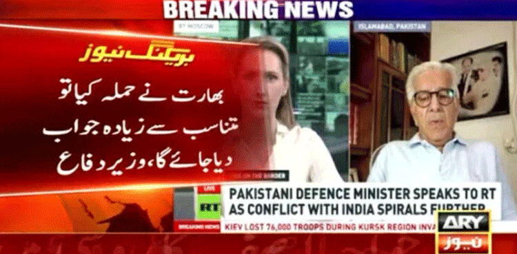 Khawaja Asif warns India of Pakistan's strong response to any aggression