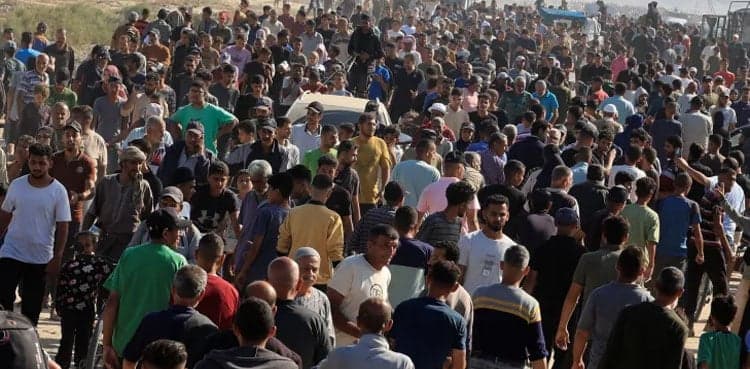 Israeli forces kill 22 Palestinians at US-backed aid site in Gaza