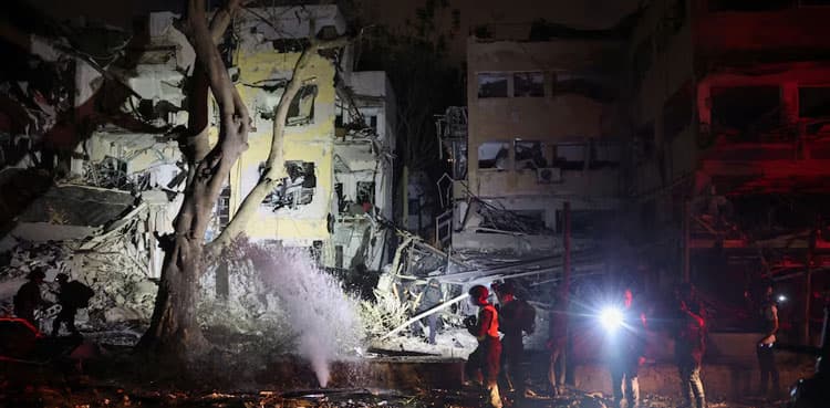 Iranian missiles hit Israel's Tel Aviv, Haifa