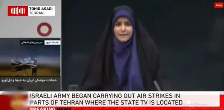 Israel strikes Iranian state TV headquarters during live broadcast