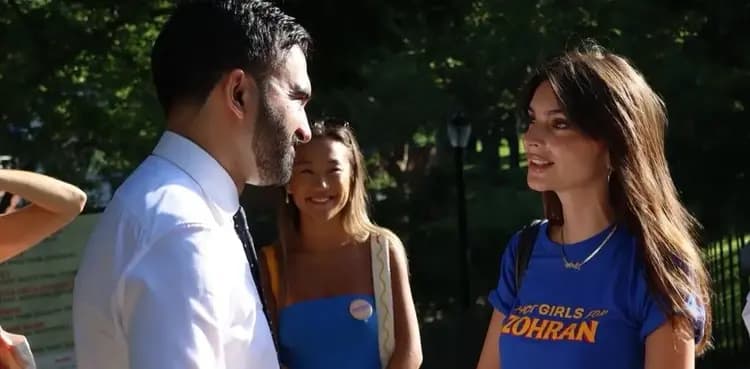 Emily Ratajkowski backs Zohran Mamdani in New York Mayoral race