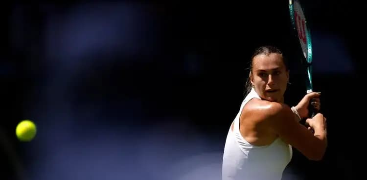 Sabalenka powers past Branstine in Wimbledon opener