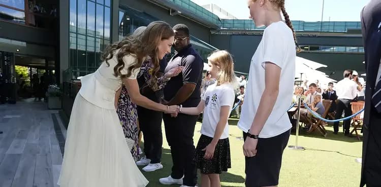 Kate Middleton returns to Wimbledon