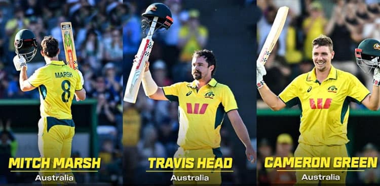 Mitchell Marsh, Travis Head, Cameron Green lead Australia to mammoth total