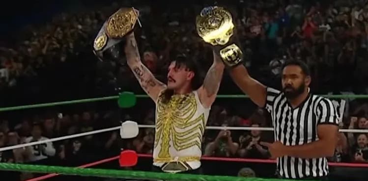 Dominik Mysterio becomes double champion