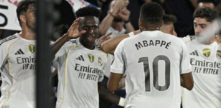 Real Madrid thrash Levante as Mbappe hits brace