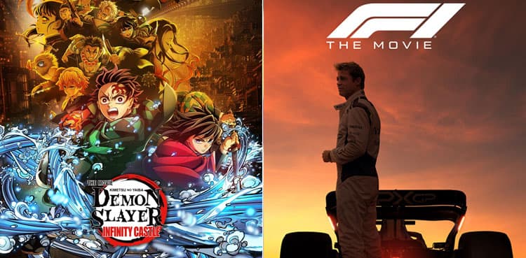 Demon Slayer: Infinity Castle overtakes Brad Pitt’s F1 in shocking global box office upset