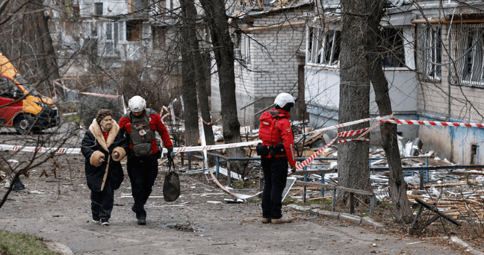 Russian drones, missiles pound Ukraine before Zelenskiy-Trump meeting