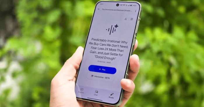 Google NotebookLM testing new 30-minute 'Lecture' mode for deep learning