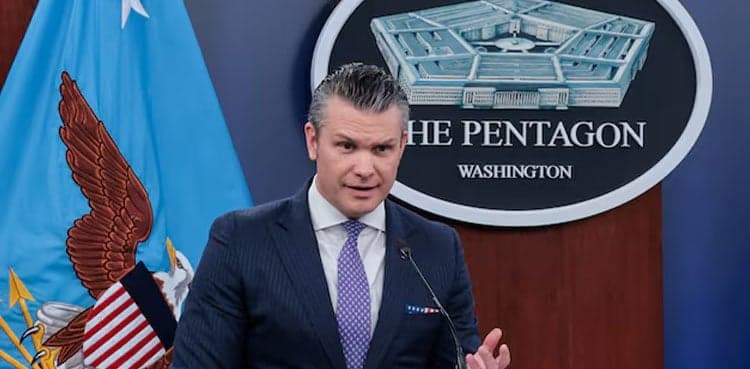 Hegseth steps away from war duties to campaign against Trump foe