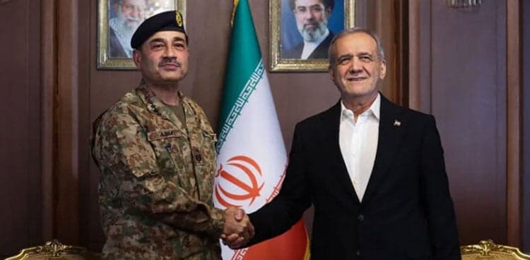 Field Marshal Asim Munir meets Iranian president in Tehran