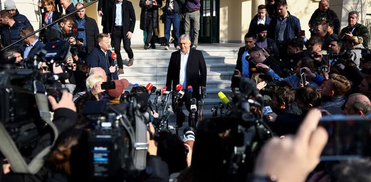 Hungarians vote in record numbers in election that could oust Orban, rattle Russia