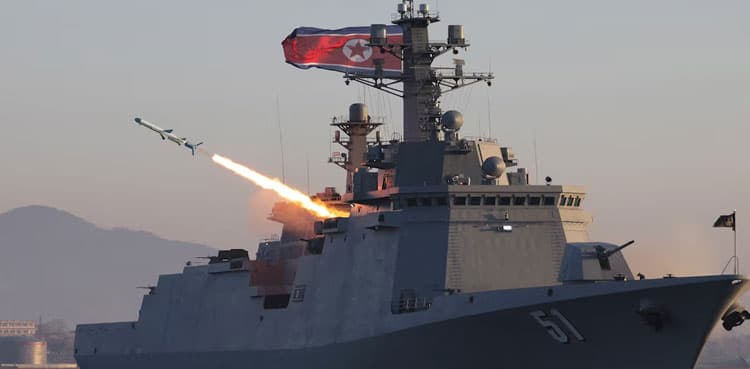North Korea tests cruise and anti-ship missiles from naval destroyer