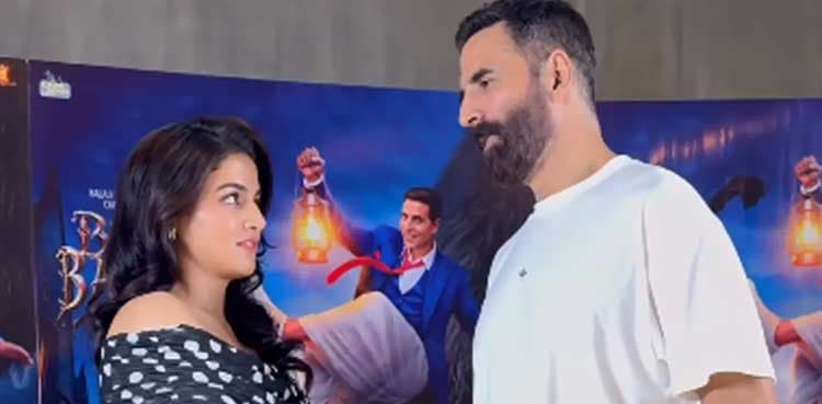 Akshay Kumar gets tortured by Wamiqa Gabbi's dad jokes