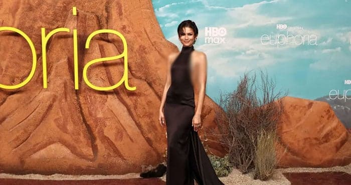 Zendaya stuns in backless satin gown at ‘Euphoria’ season 3 premiere