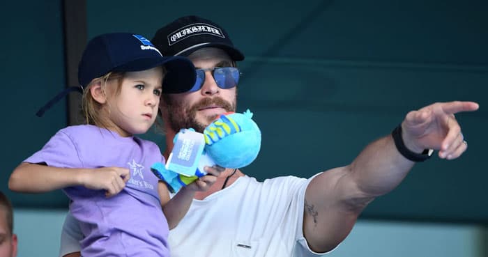Chris Hemsworth praises daughter India Rose for jaw-dropping stunt