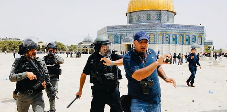 Foreign media group slams Israeli police attack on former AFP photographer