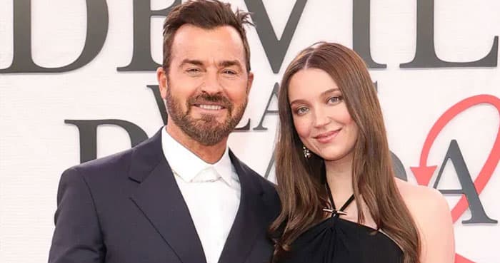 Justin Theroux, Nicole Brydon Bloom make first appearance since baby news