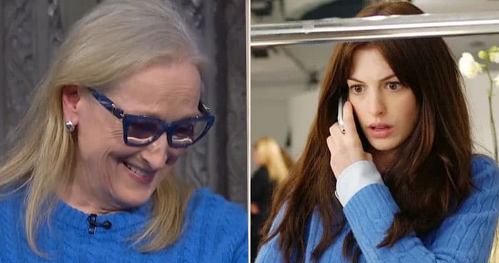 Meryl Streep recreates iconic cerulean moment ahead of ‘The Devil Wears Prada 2’