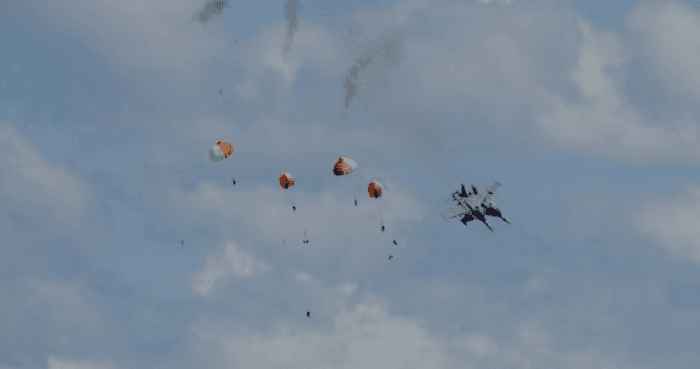 Military jets' crew members safely ejected after Idaho air show collision, Navy says