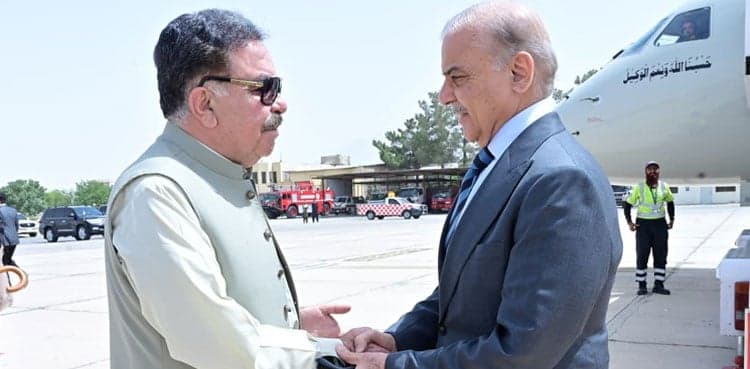 PM Shehbaz arrives in Quetta on day-long visit