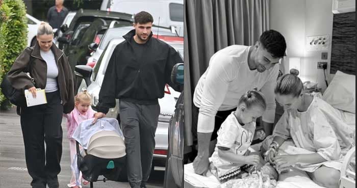 Molly-Mae Hague, Tommy Fury make first public appearance with newborn