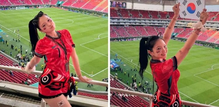 South Korean influencer shares video showing racist behaviour towards her from fans at FIFA World Cup stadium