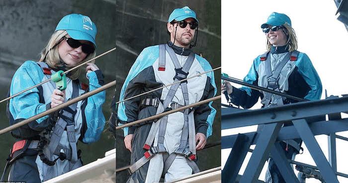 Sydney Sweeney bonds with BF Scooter Braun's kids during bridge climb adventure