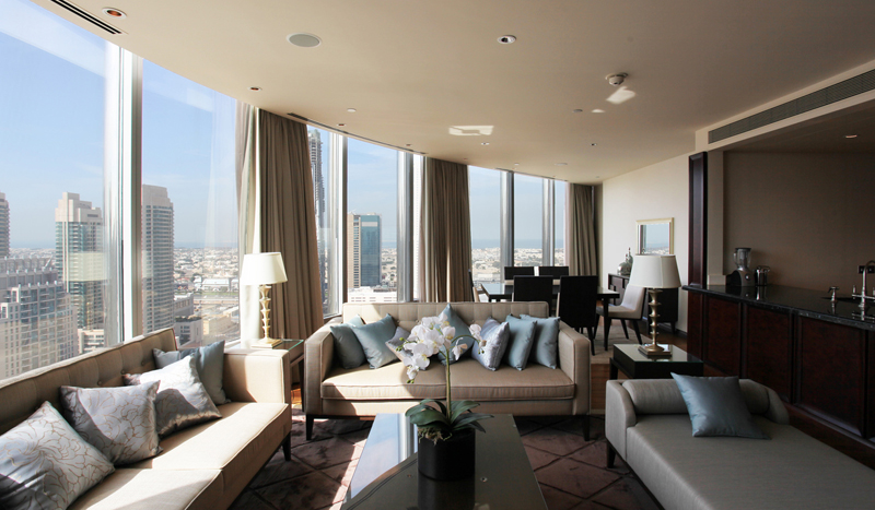 Picture of an apartment at top of Burj Khalifa