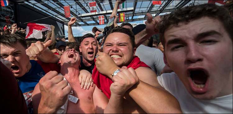 World Cup fever soars in England on #WaistcoatWednesday