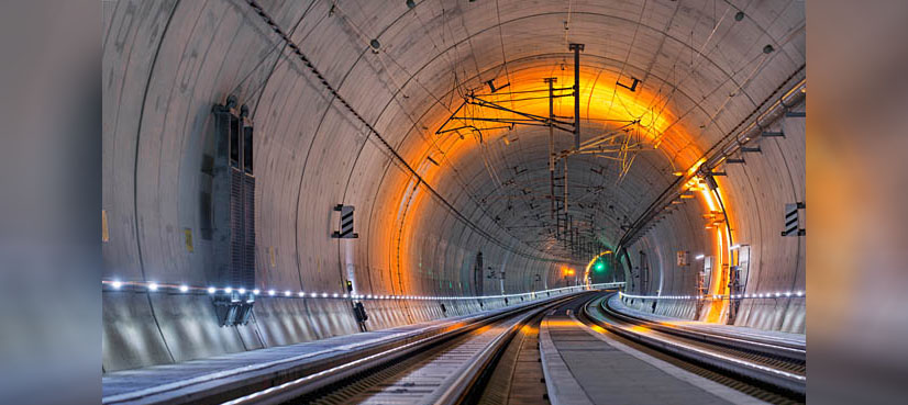 World's longest rail tunnel sees light at end of decades' wait - ARY NEWS