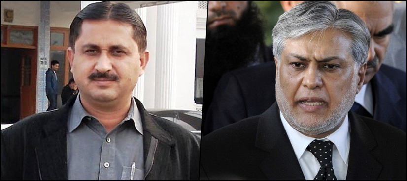 Dar hands over his 'Rs5mn' worth watch to Jamshed Dasti - ARY NEWS