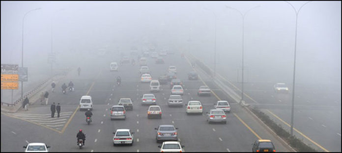 Smog lahore m3 motorway