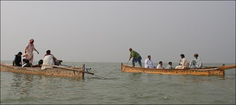 MANCHAR LAKE, evacuate