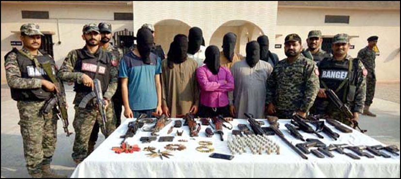 27 terror suspects rounded by Punjab Rangers: ISPR