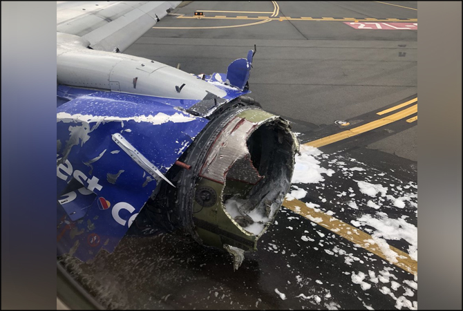 One killed when engine explodes on Southwest flight