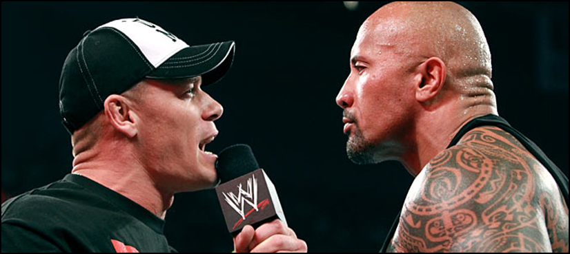 Wwe Legends Dwayne Johnson John Cena Pairing Up For The Big Screens