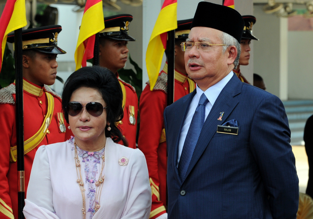 Najib Razak wife, convicted for corruption, Malaysia