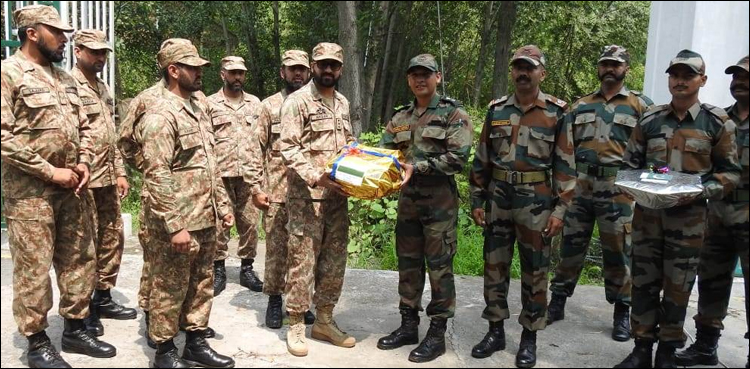 Pakistan Indian armies sweets