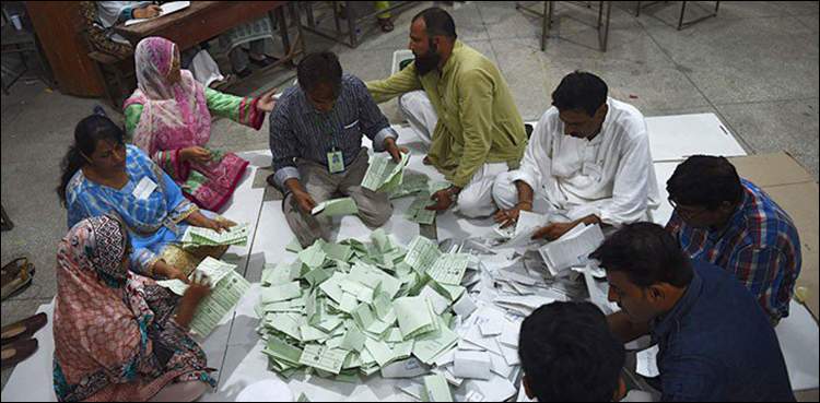 Number Of Votes Secured By Pti Ppp Pml N In Ajk Elections 2021