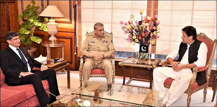 PM Imran Khan, army chief, ISI chief